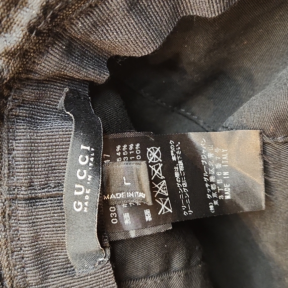 Authentic GUCCI Black Bucket Hat - Picture 6 of 8